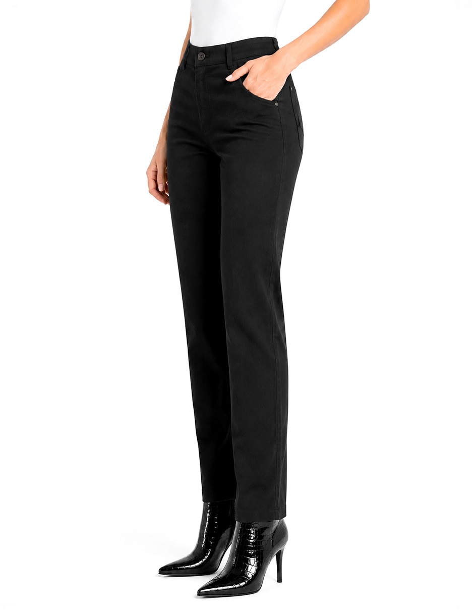 Jeans regular skinny cintura para mujer