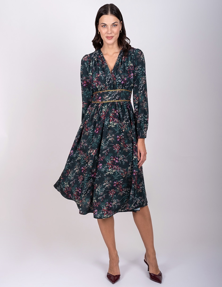 Vestido a la rodilla casual para mujer Vestido a la rodilla casual para mujer