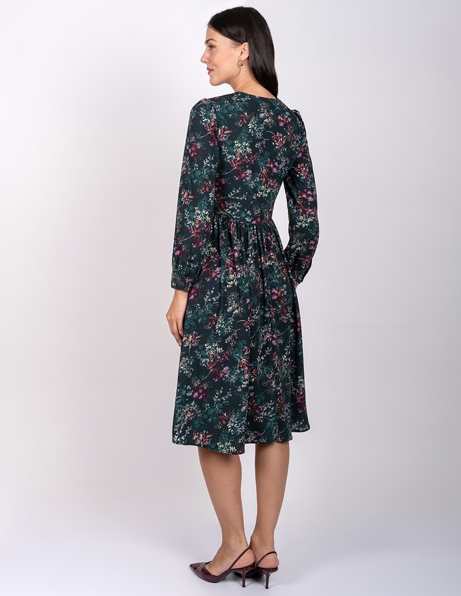 Vestido a la rodilla casual delirium para mujer 3