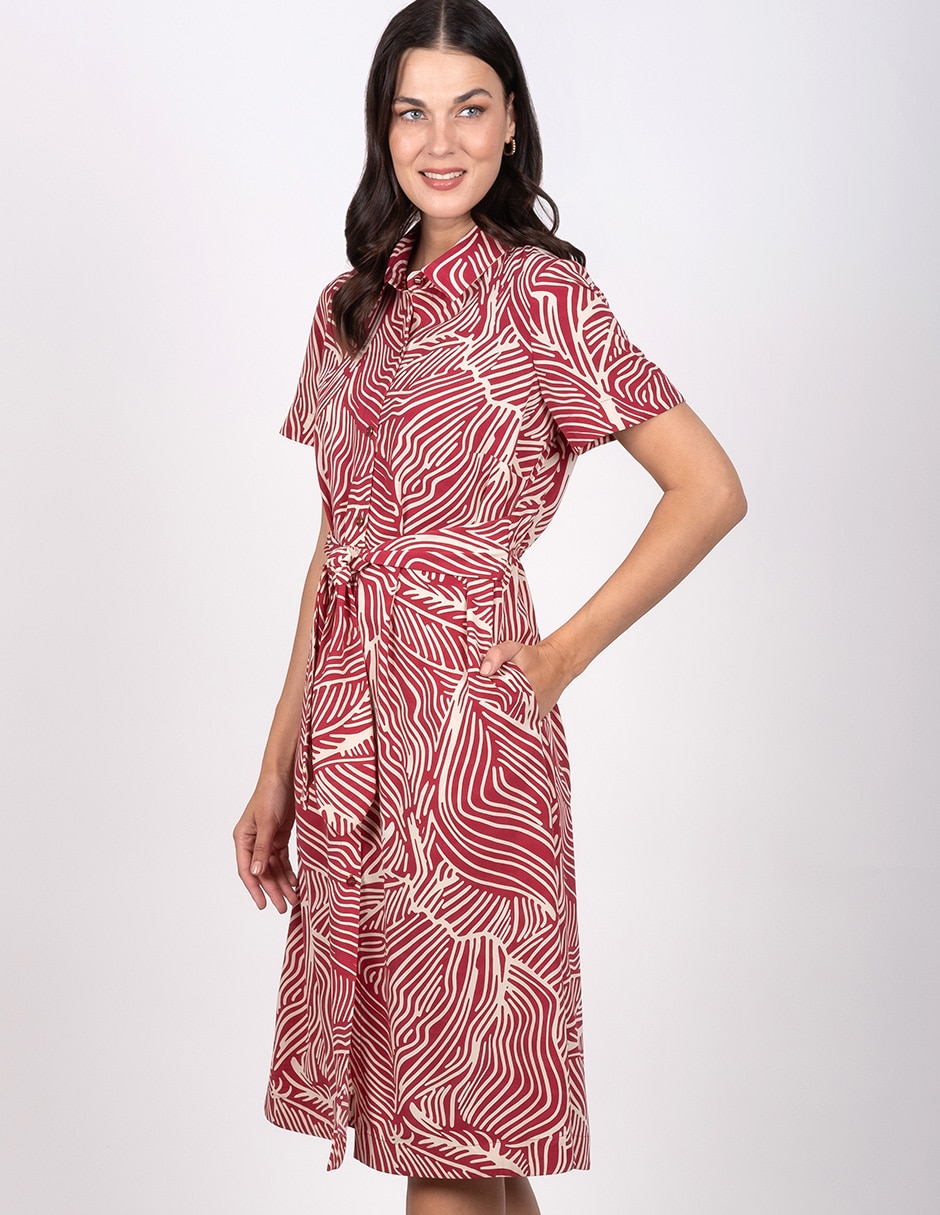 Vestido a la rodilla casual para mujer 4