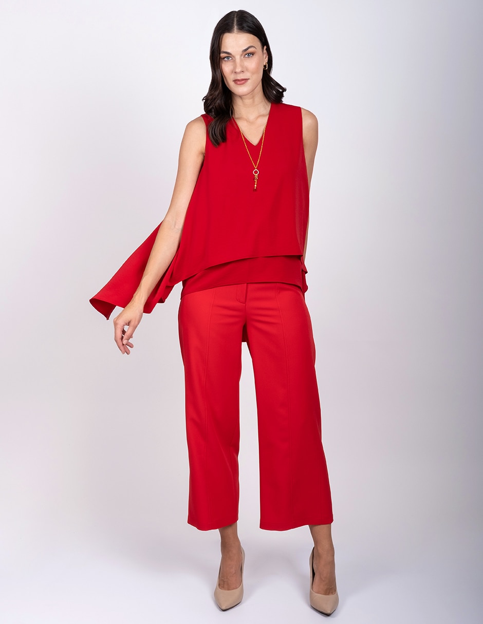 Blusa sin manga para mujer 3