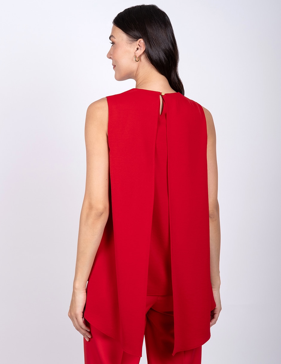 Blusa sin manga para mujer 2
