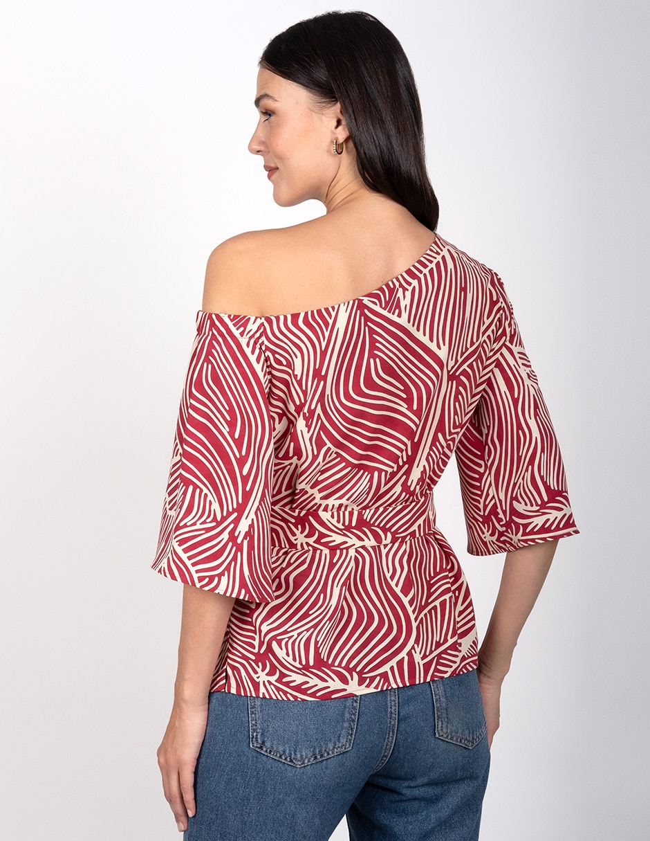 Blusa manga corta para mujer 3