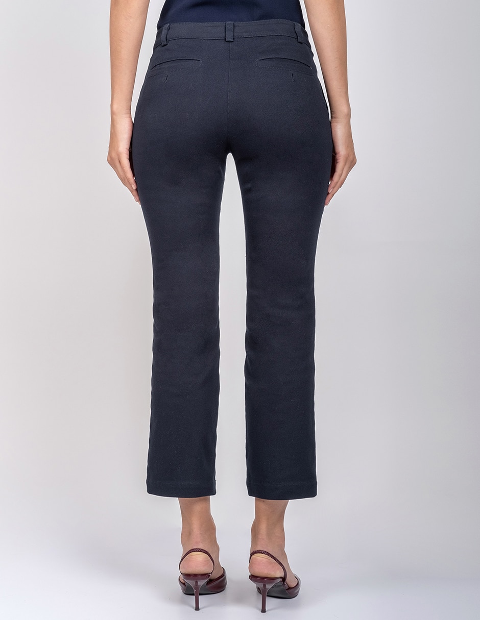 Pantalón regular recto para mujer 2