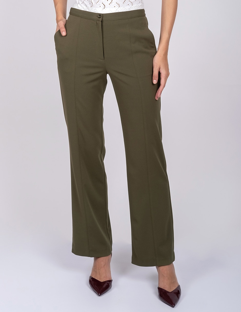 Pantalón regular recto para mujer Pantalón regular recto para mujer