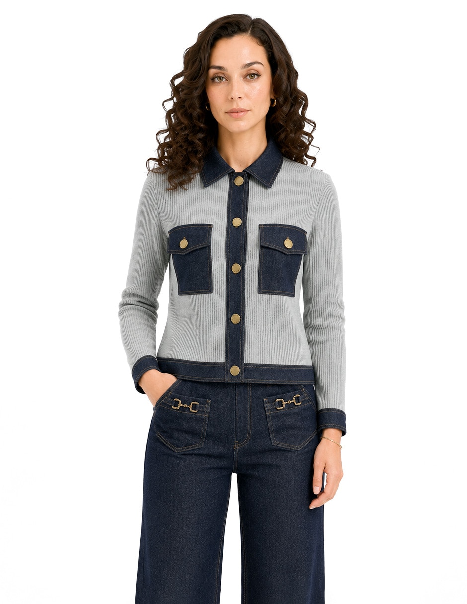 Chamarra casual comfort para mujer Chamarra casual comfort para mujer