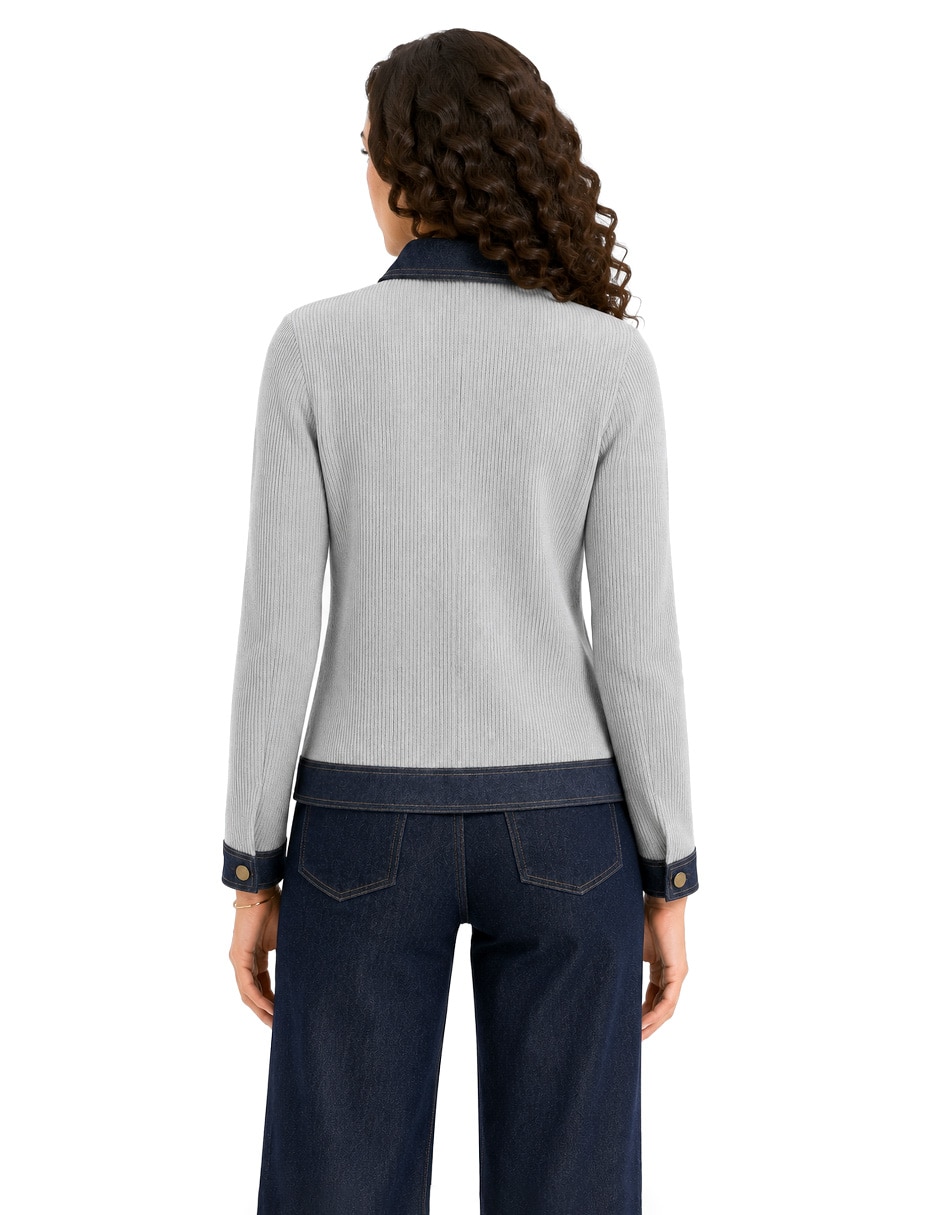 Chamarra casual comfort para mujer 3