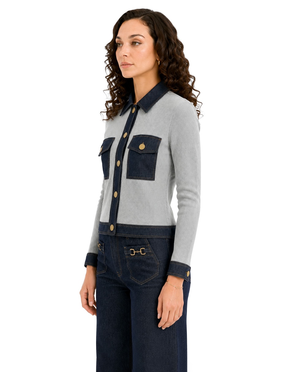Chamarra casual comfort para mujer 5