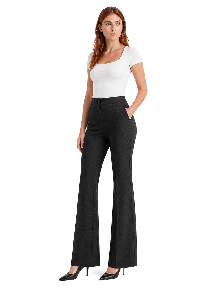 Pantalón regular foley’s recto para mujer 2