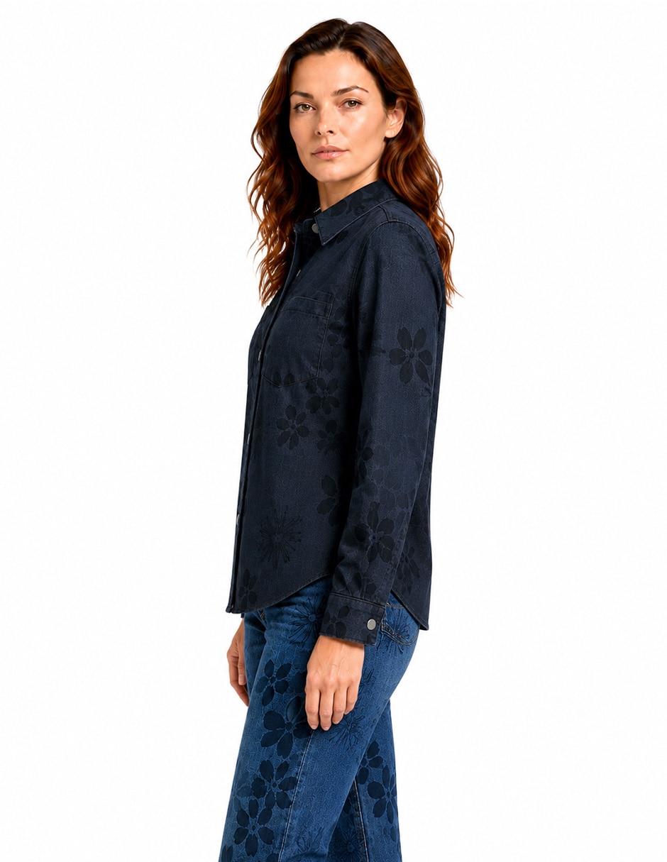 Blusa manga larga para mujer 5