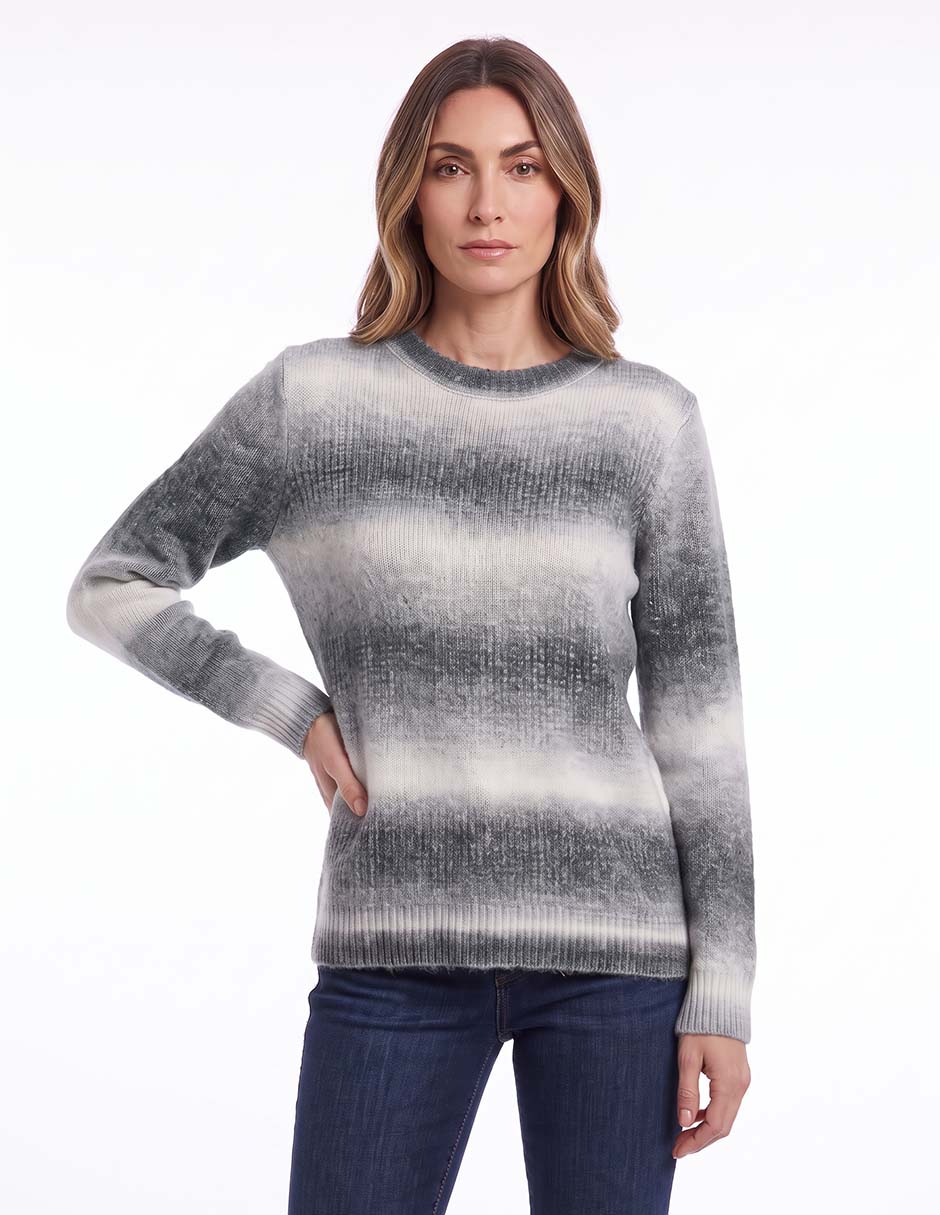 Suéter cuello redondo para mujer