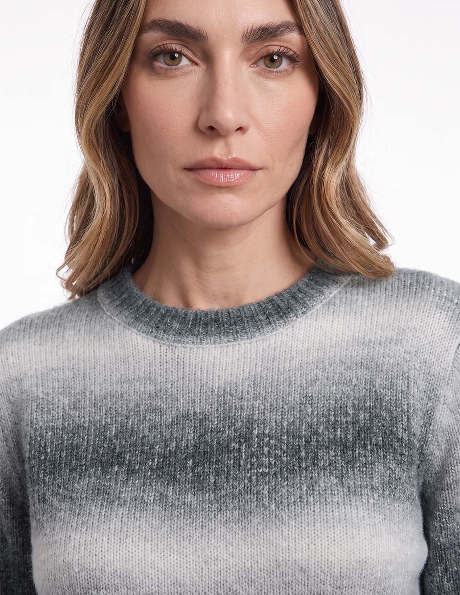 Suéter cuello redondo para mujer 2