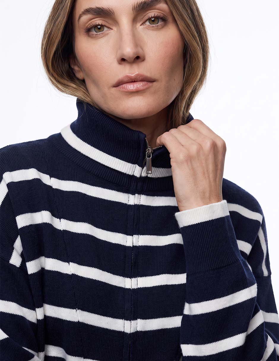 Suéter cuello alto para mujer 2