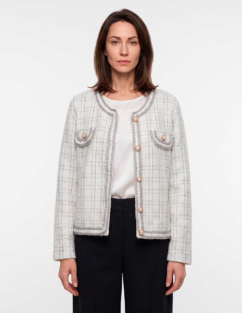 Chamarra Casual DKNY DLZMPN46 No de Poliéster para mujer