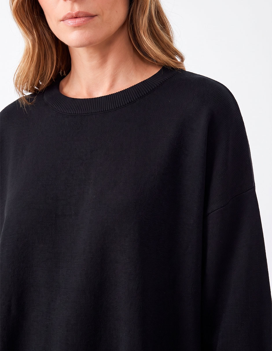 Suéter cuello redondo para mujer 2