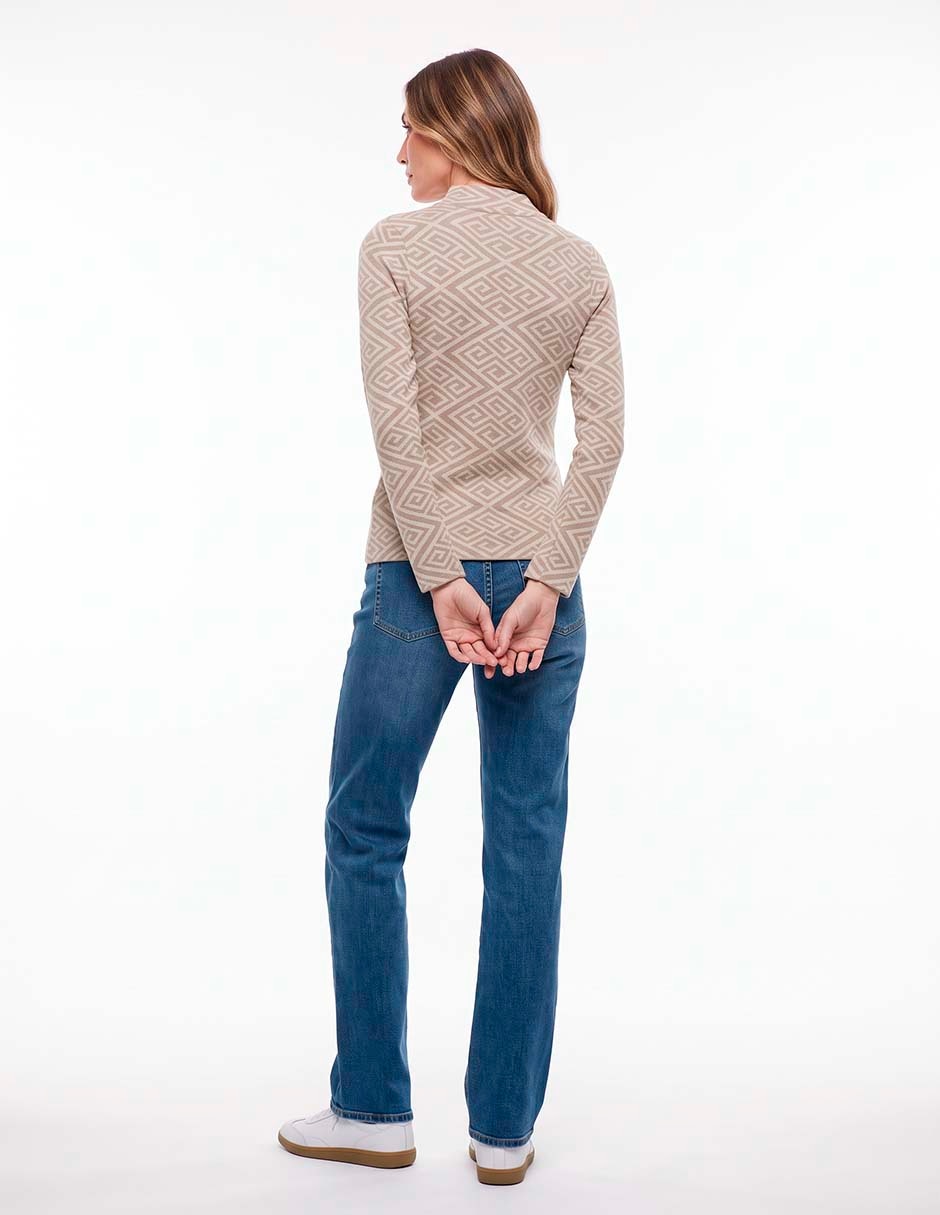 Suéter cuello simulado para mujer 4