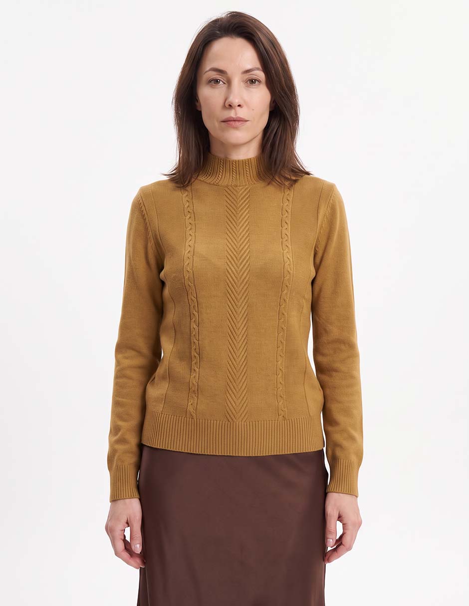 Suéter cuello alto para mujer Suéter cuello alto para mujer