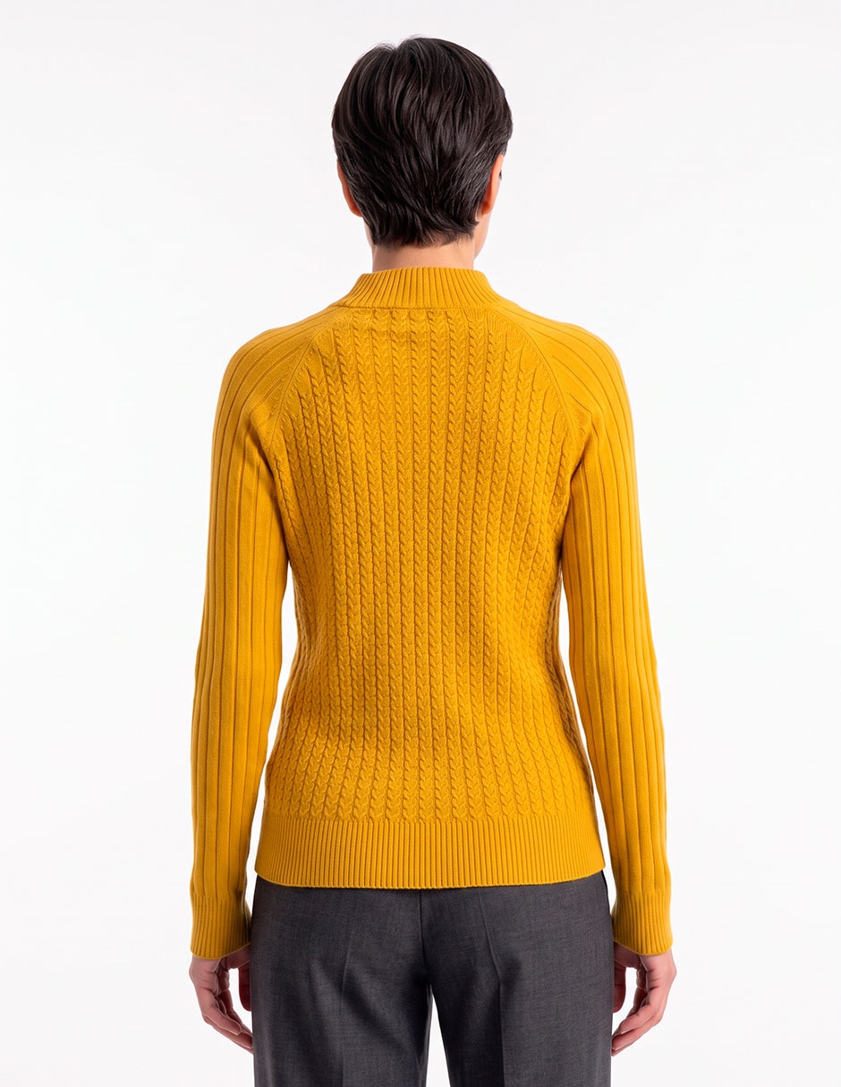 Suéter cuello simulado para mujer