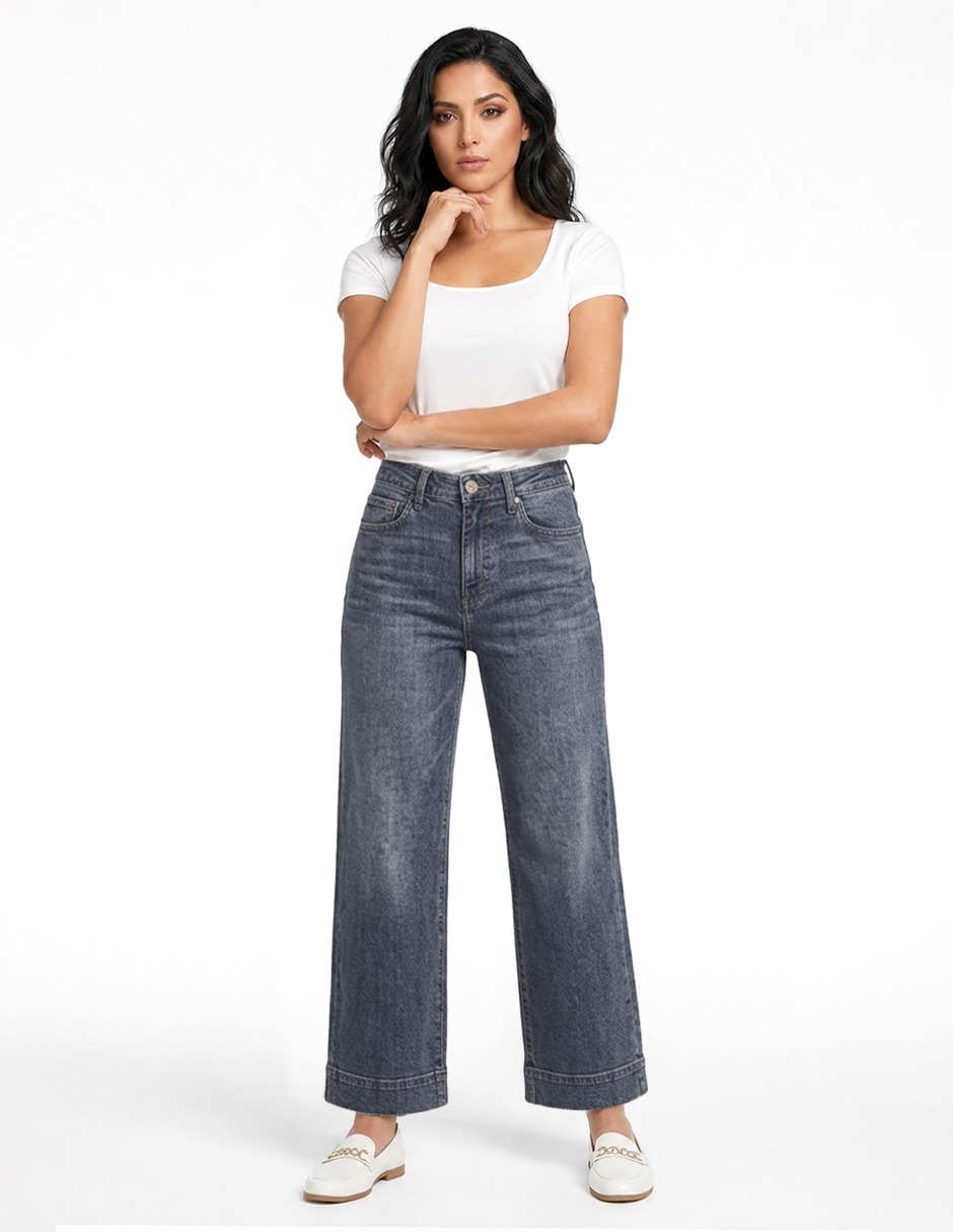 Jeans Bota Cintura Foley's 226945 Denim para mujer