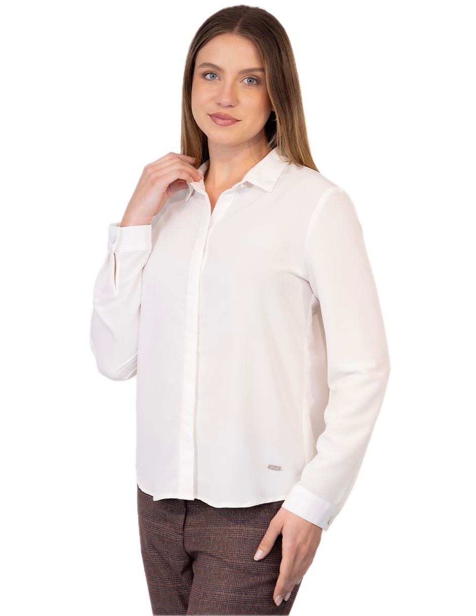 Blusa Adolfo Dominguez manga al codo para mujer Blusa Adolfo Dominguez manga al codo para mujer