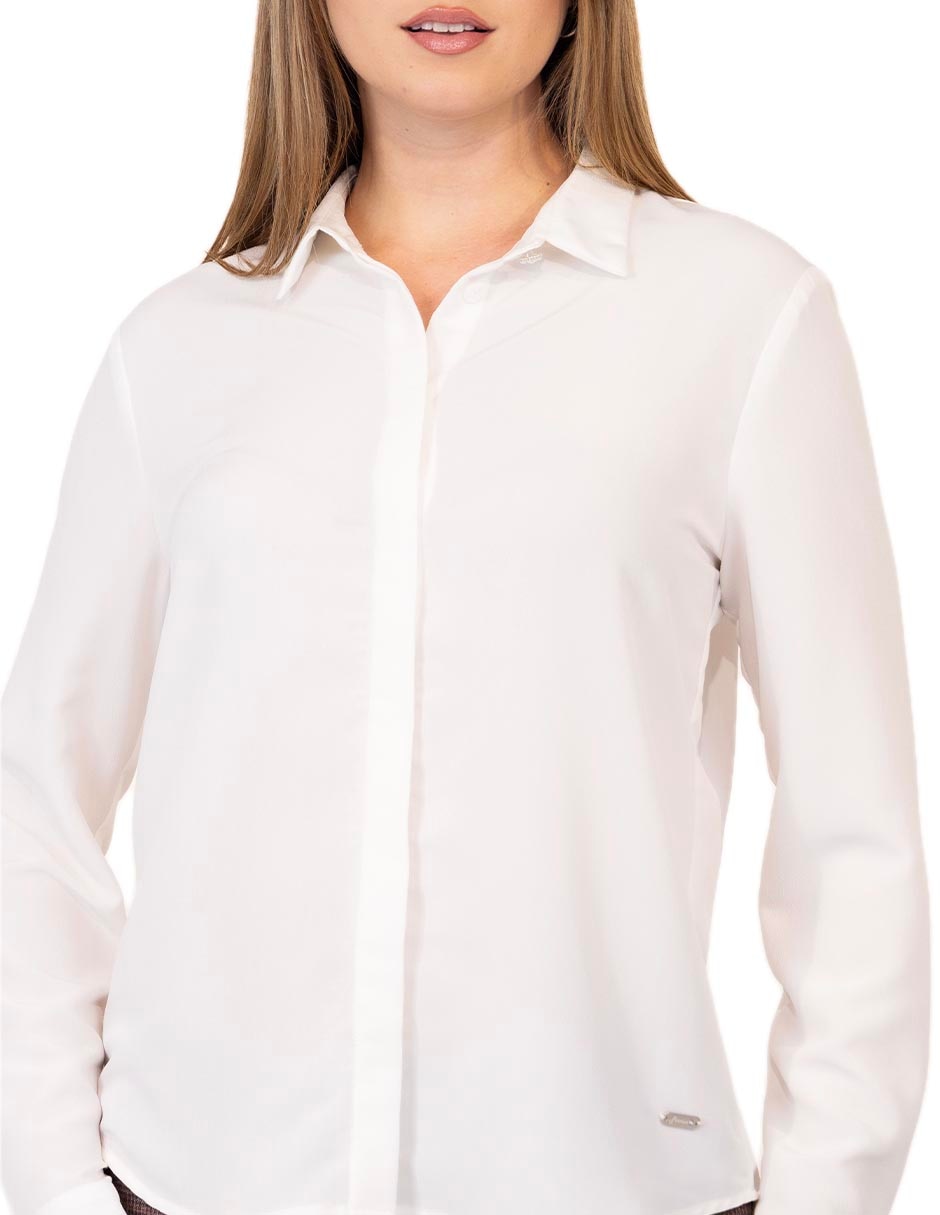 Blusa Adolfo Dominguez manga al codo para mujer 4