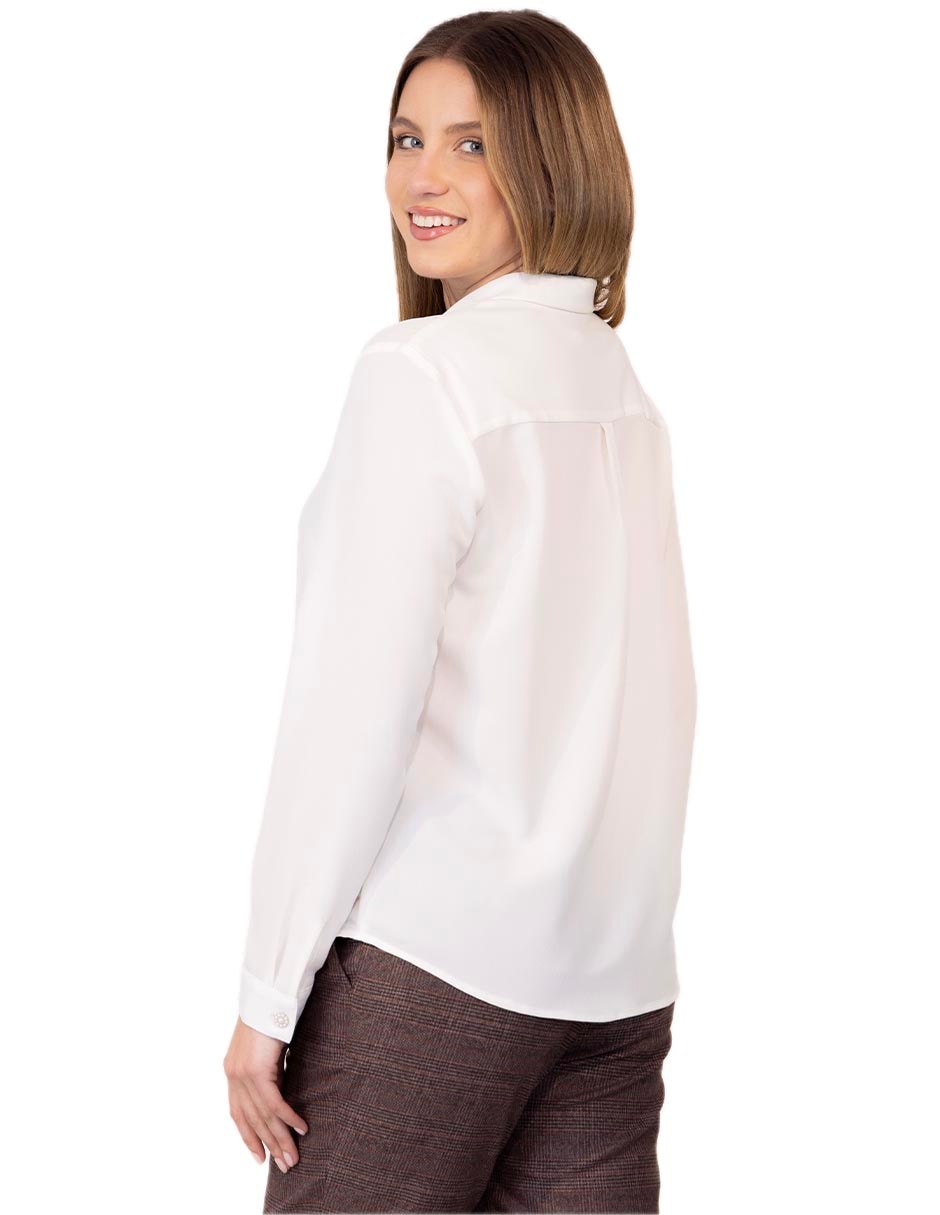 Blusa Adolfo Dominguez manga al codo para mujer 2