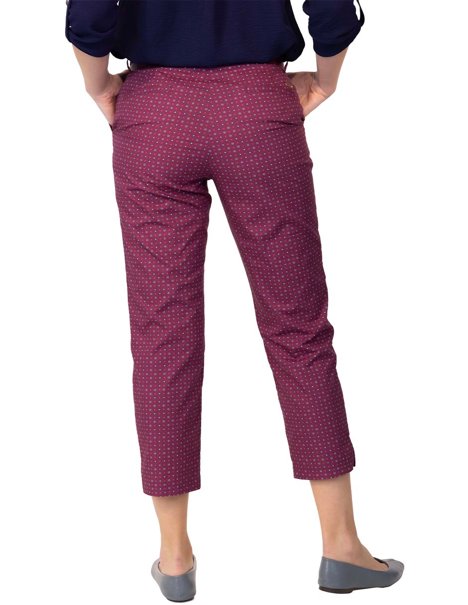 Pantalón regular regular para mujer 4