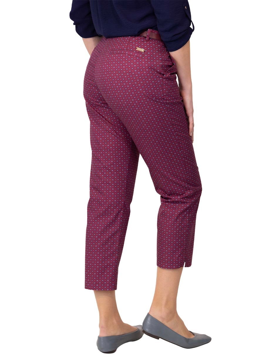 Pantalón regular regular para mujer 2