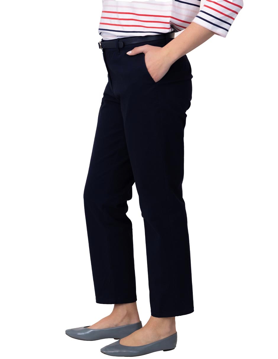 Pantalón regular regular para mujer 4