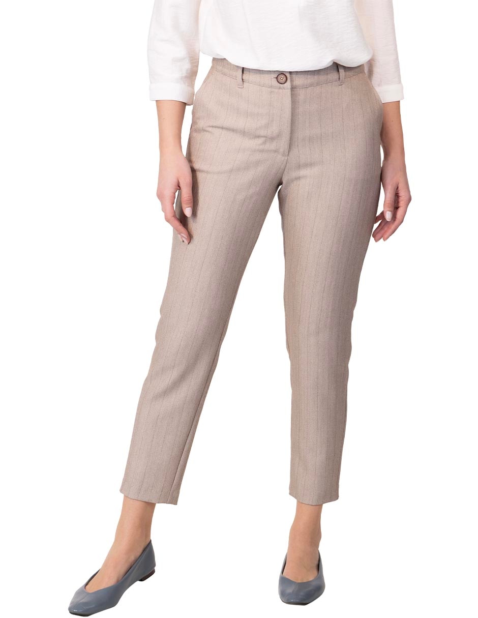 Pantalón regular regular para mujer