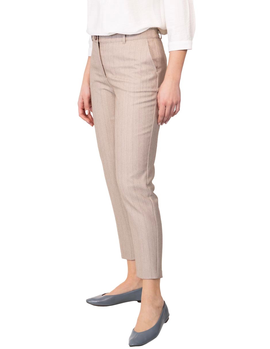 Pantalón regular regular para mujer 4