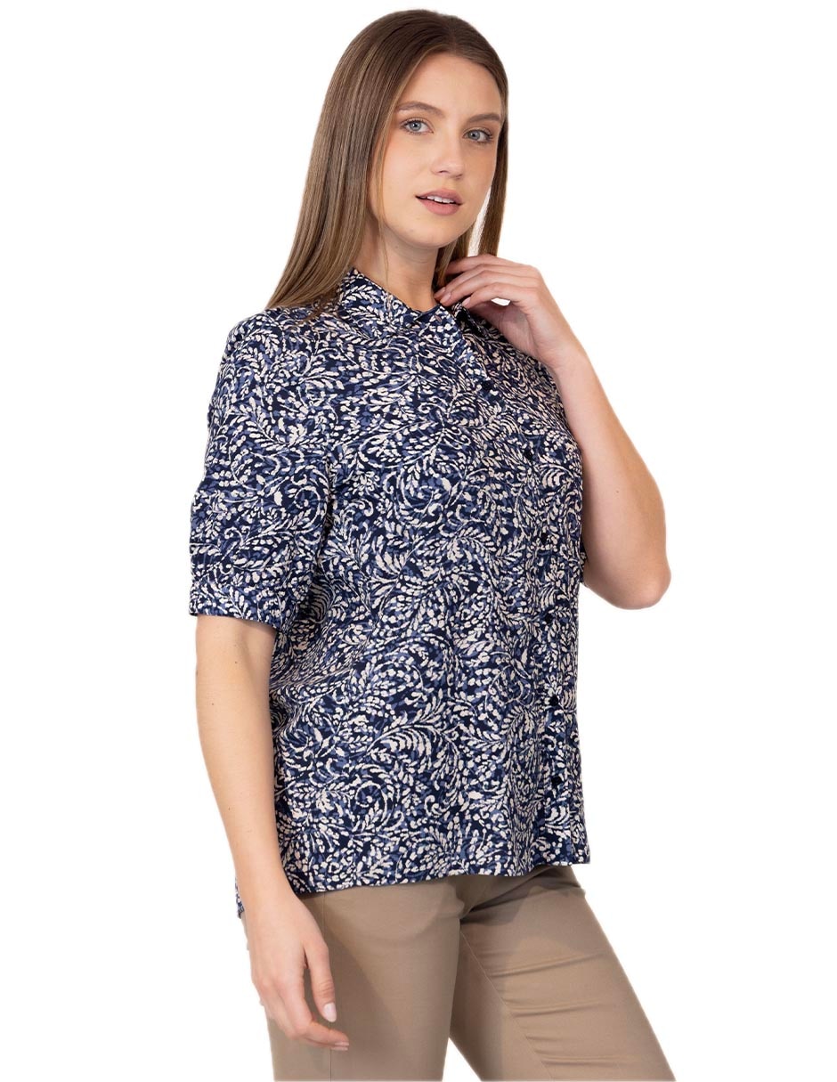 Blusa Adolfo Dominguez manga al codo para mujer
