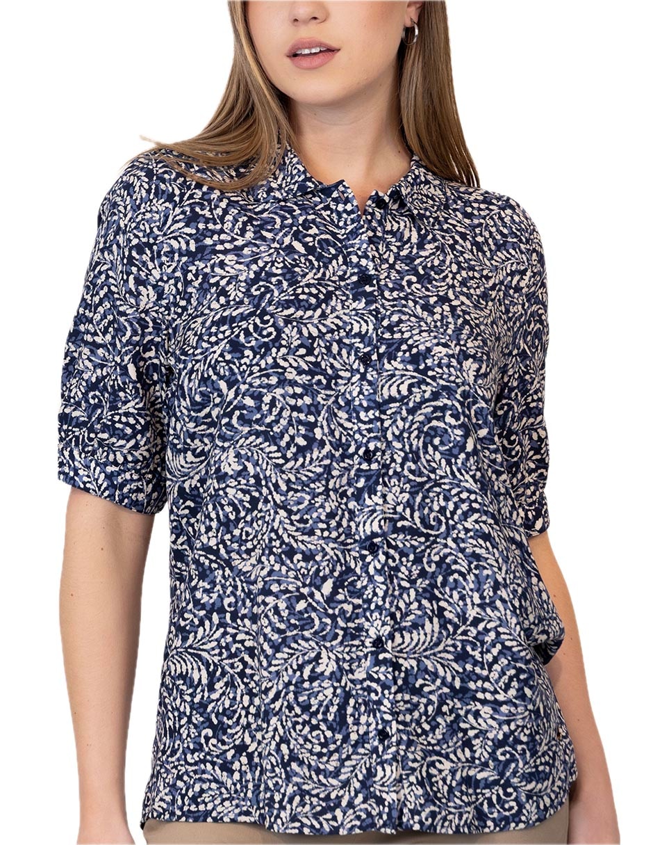 Blusa Adolfo Dominguez manga al codo para mujer 4