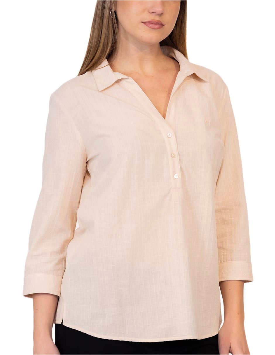 Blusa Adolfo Dominguez manga al codo para mujer 3