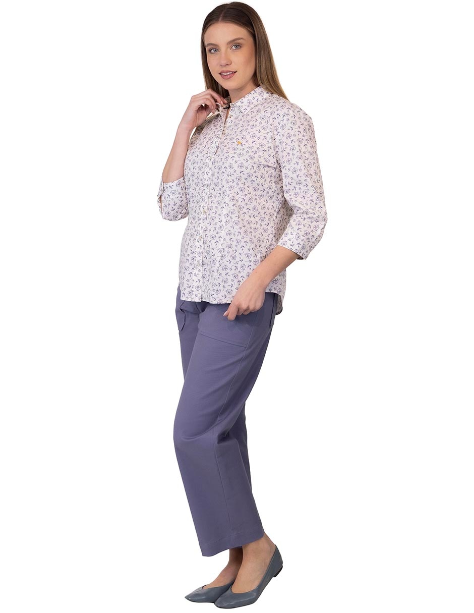 Blusa Adolfo Dominguez manga al codo para mujer 3