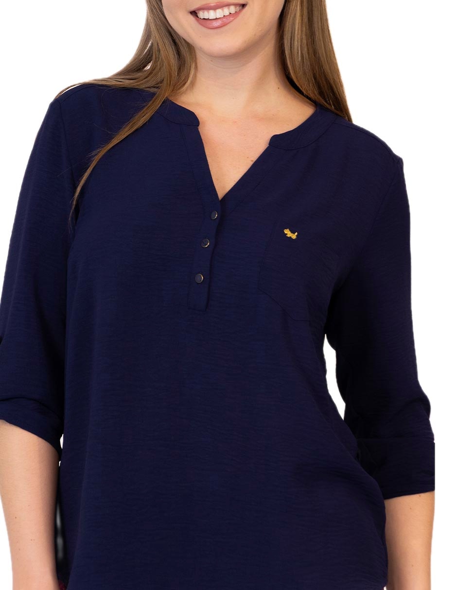 Blusa manga 3/4 para mujer 4