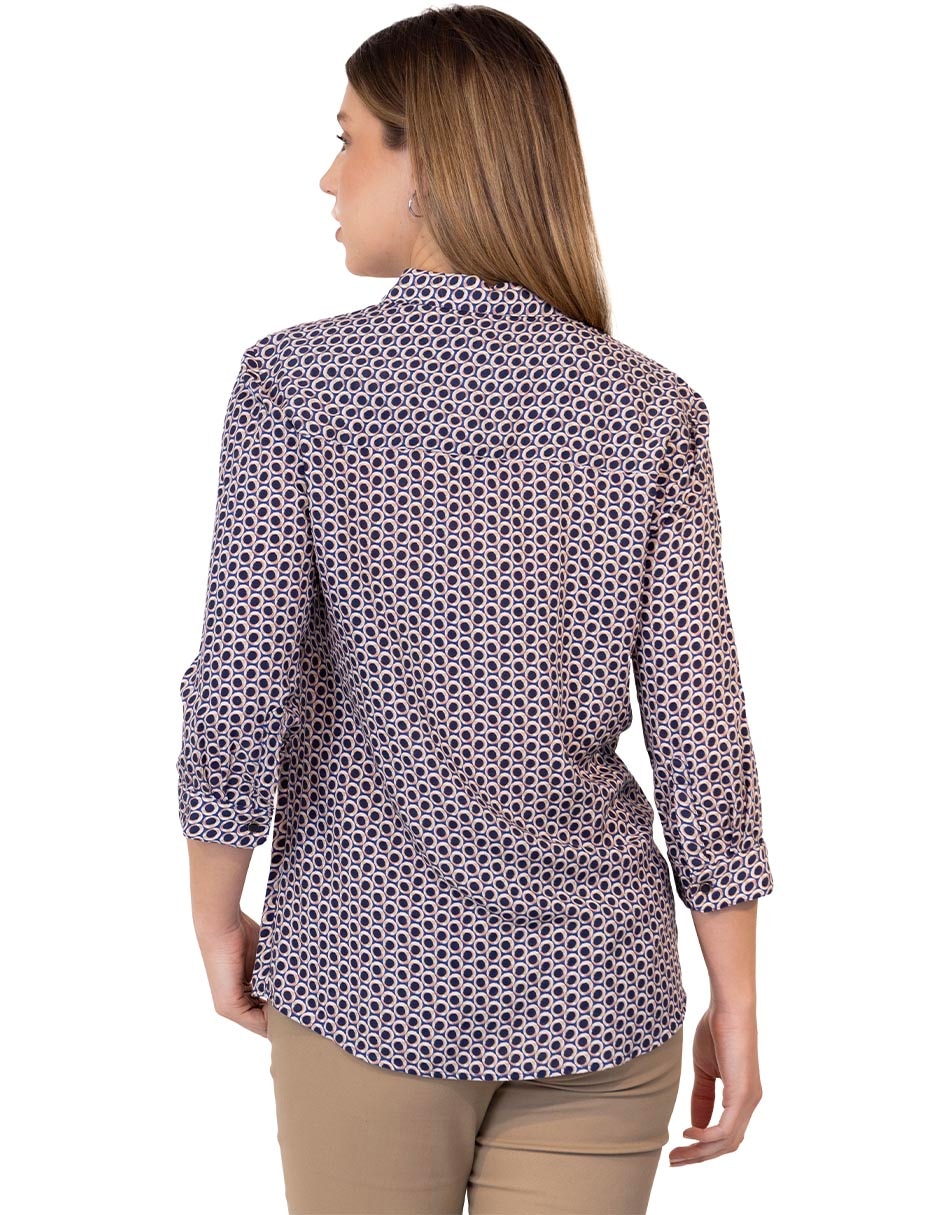 Blusa Adolfo Dominguez manga al codo para mujer 4