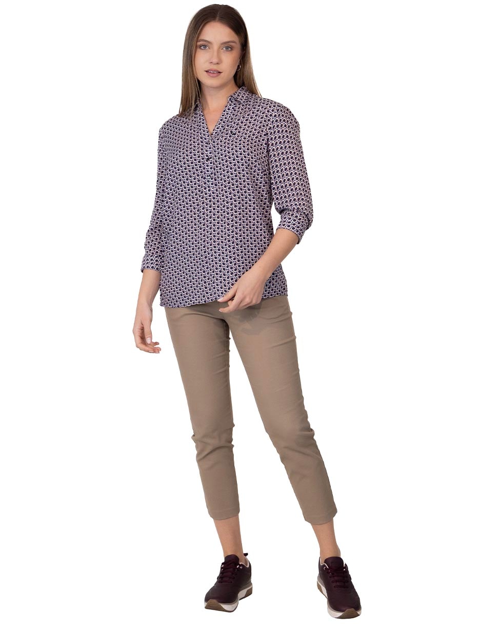 Blusa Adolfo Dominguez manga al codo para mujer 3