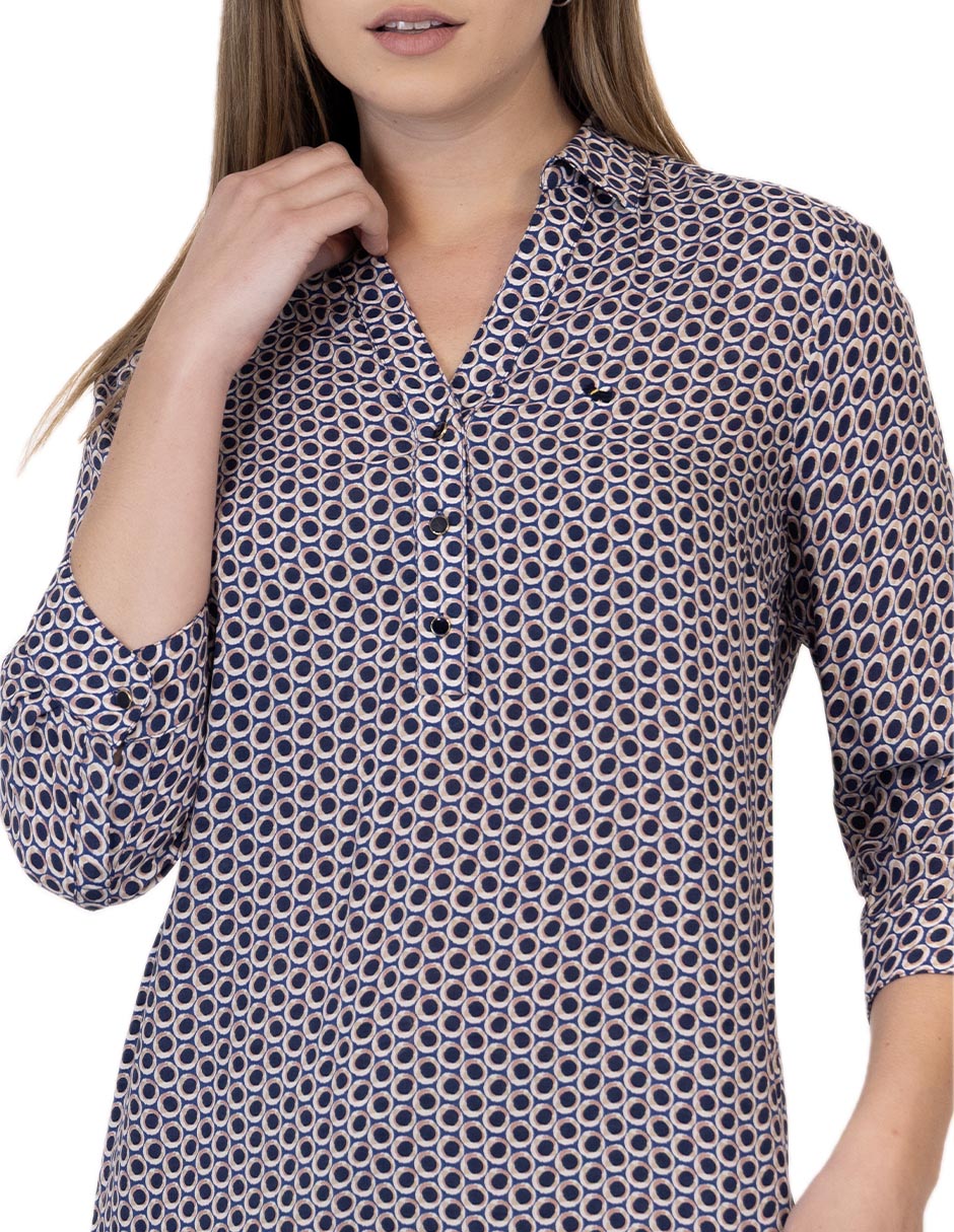 Blusa Adolfo Dominguez manga al codo para mujer 2