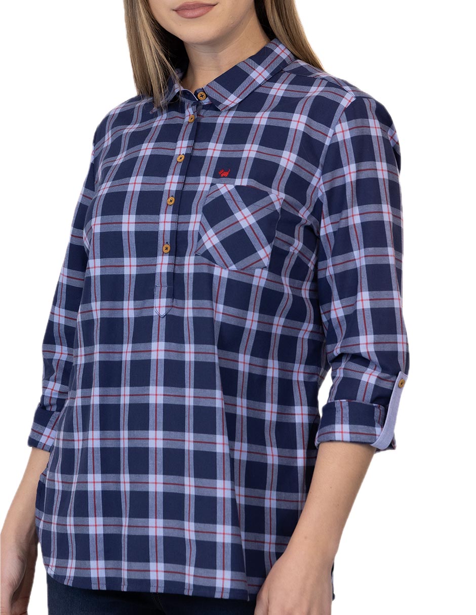 Blusa manga larga para mujer 4