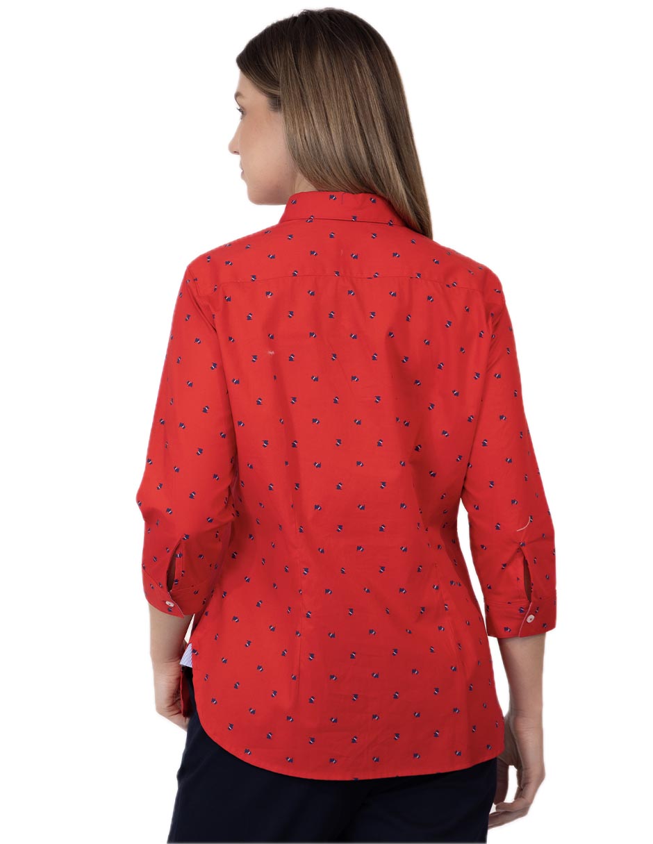 Blusa Adolfo Dominguez manga al codo para mujer 4
