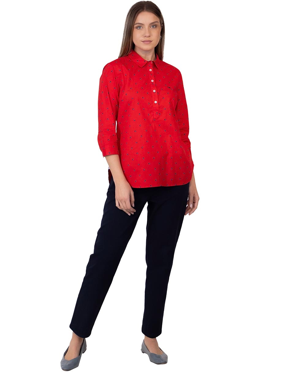 Blusa Adolfo Dominguez manga al codo para mujer 3