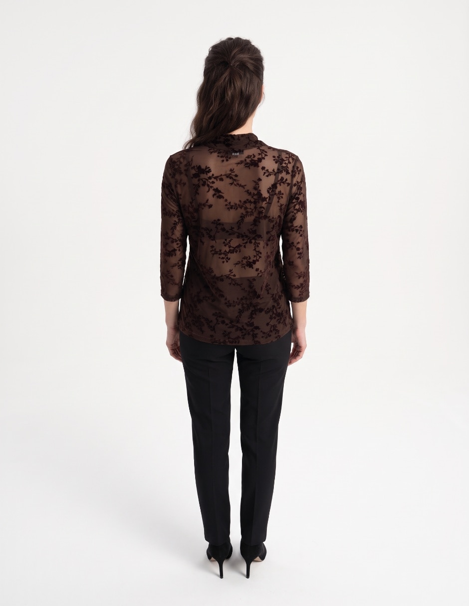 Blusa manga 3/4 para mujer 2