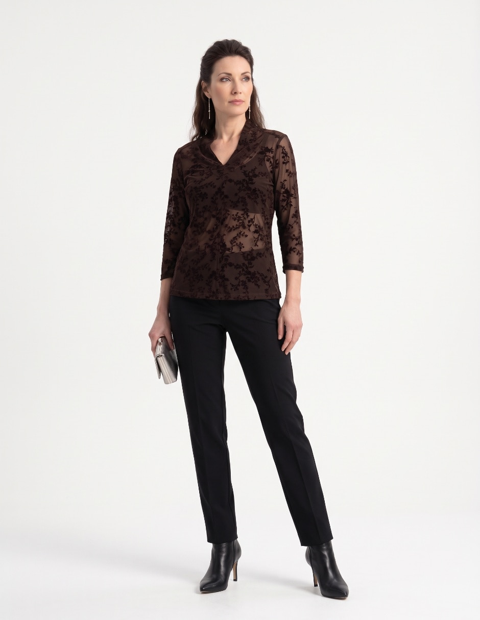 Blusa manga 3/4 para mujer 4