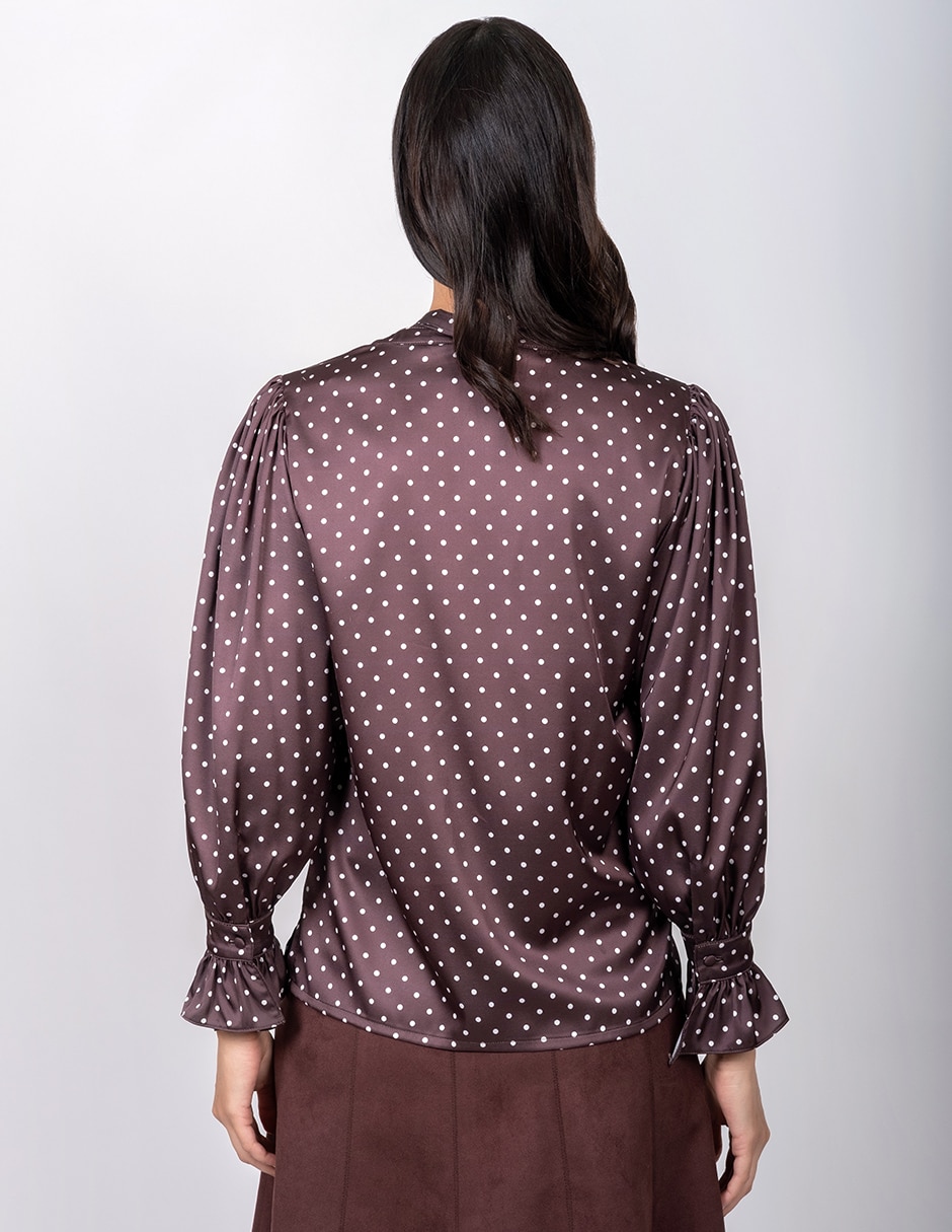 Blusa manga larga para mujer 4