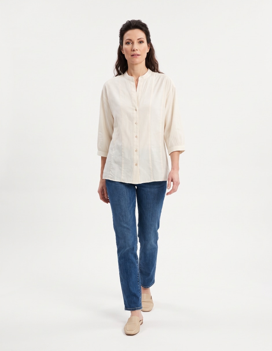 Blusa manga 3/4 para mujer
