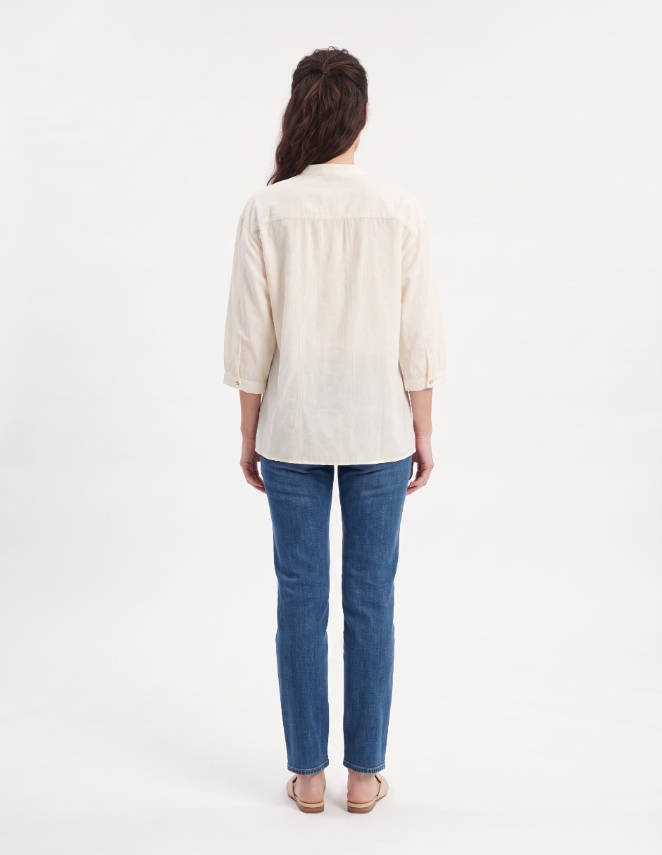Blusa manga 3/4 para mujer 2