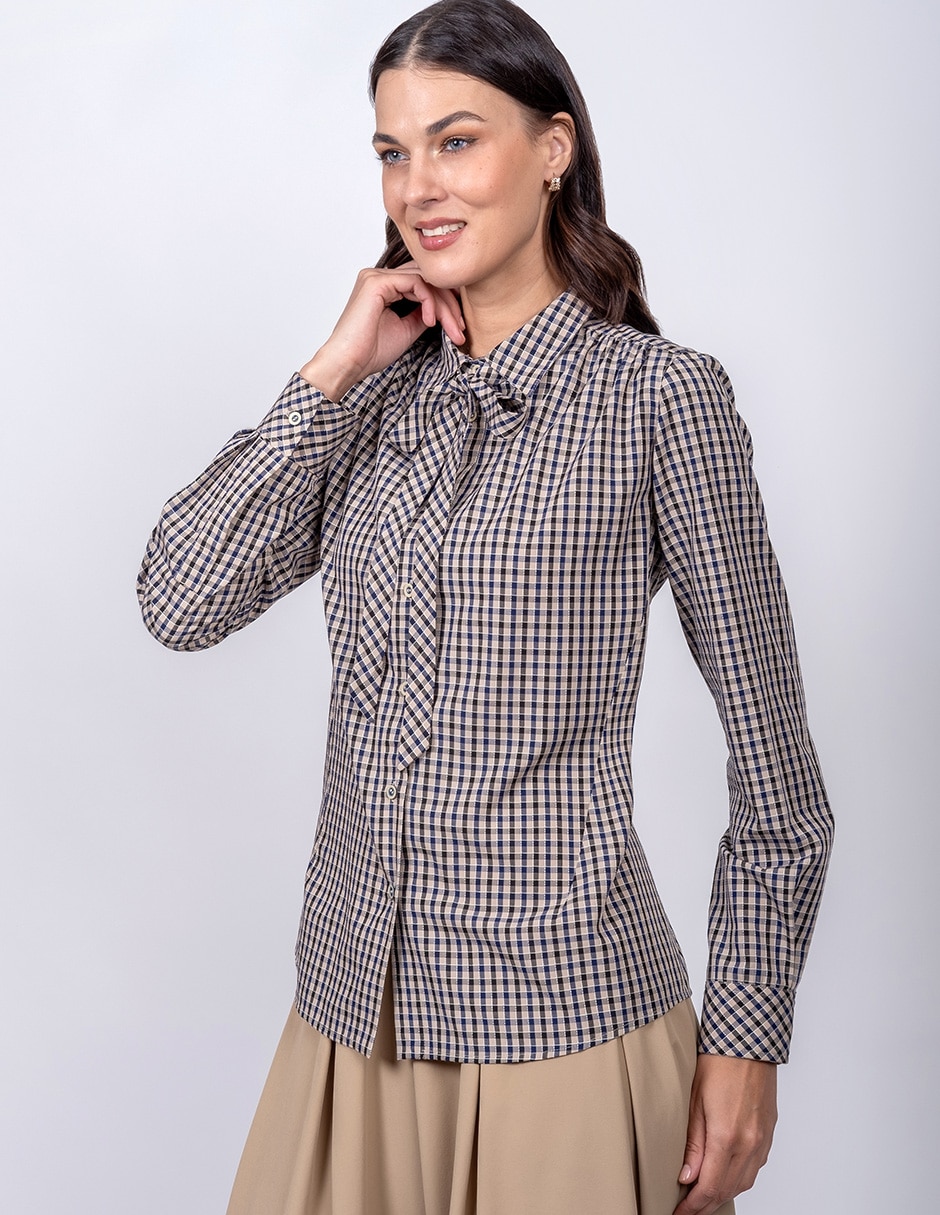 Blusa manga larga para mujer 4