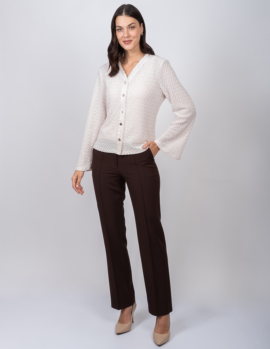 Blusa manga larga para mujer 3