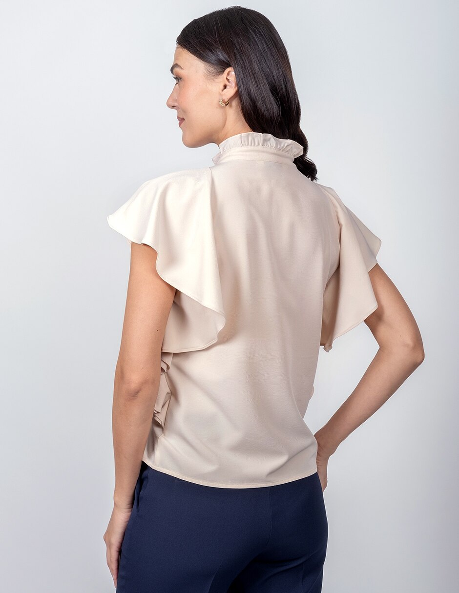 Blusa manga corta para mujer 3